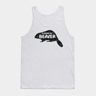 Beaver Critter - MacLaren Plaid Tank Top